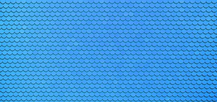 Blue roof tiles, architecture background