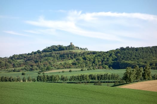 Castle Steinsberg, "The compass of the Kraichgau"", near Sinsheim, Germany"