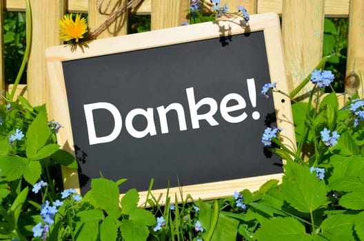 Garden fence board