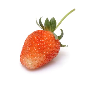 Fresh strawberry on white background