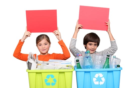 Red card for recycling