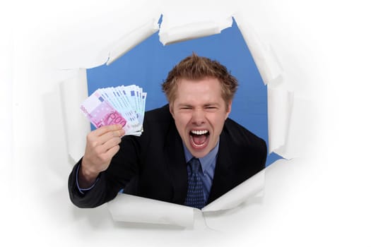 A businessman with plenty of cash.