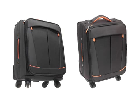 Luggage bags isolated against a white background