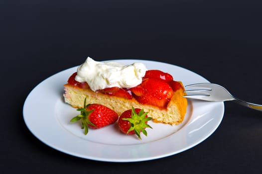 Strawberry- Cake with Whipping Cream