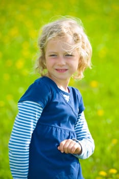 Girl in Spring- Meadow