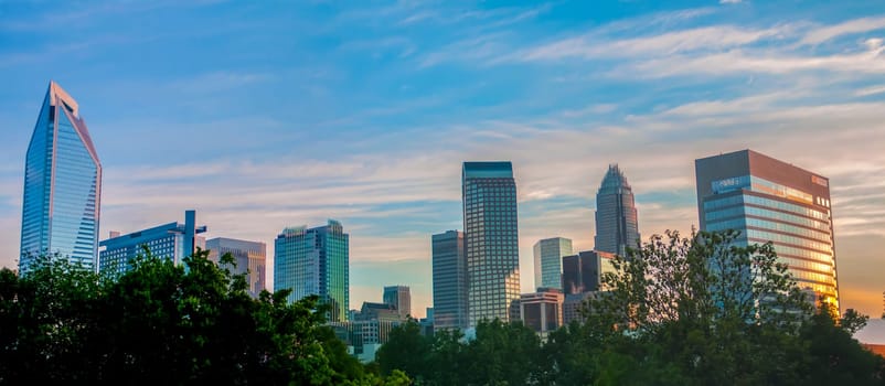 Uptown Charlotte, North Carolina Cityscape - southend