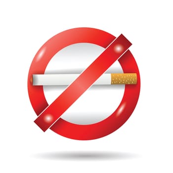 colorful illustration with cigarette  for your design