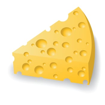 colorful illustration with cheese and paint  for your design