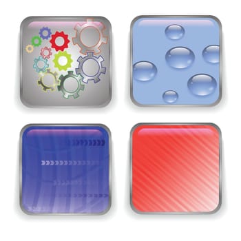 set of buttons for your design