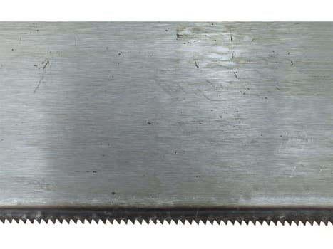 A saw isolated against a white background