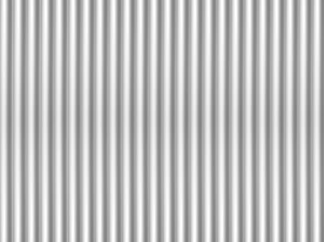 Metal poles isolated against a white background