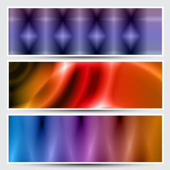 Abstract banners