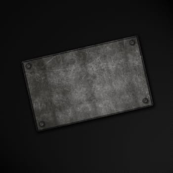 Grunge metal plate background