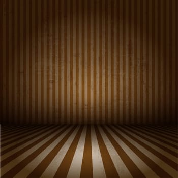 Grunge striped interior