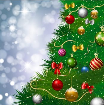 Christmas tree background