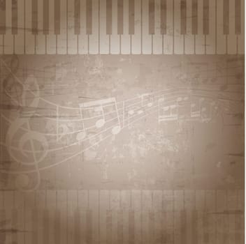 Grunge music background