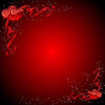 Hearts background