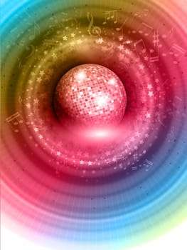 Mirror ball background