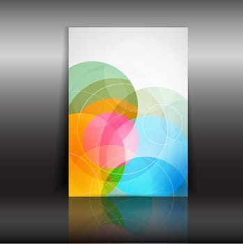 Abstract design flyer