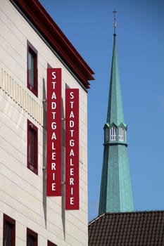 City Gallery and Market Church in Hameln
