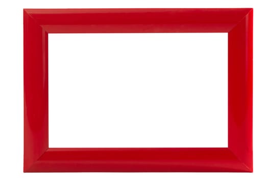 Photo frame cropped on white background