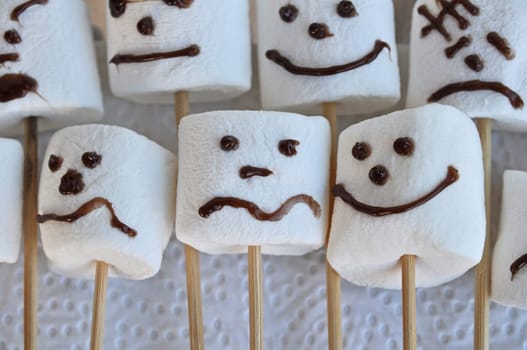 Marshmallow skewers
