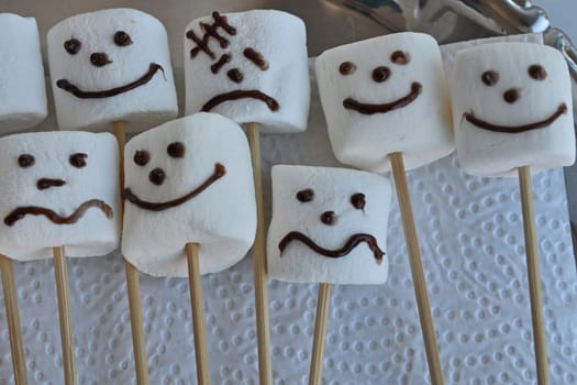 Marshmallow skewers