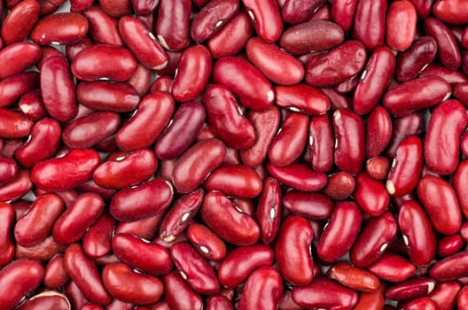 Kidney Bean Background Close-Up