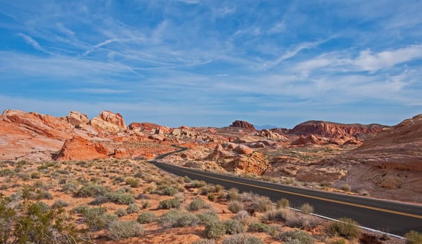 Valley of Fire Sightseeing Route