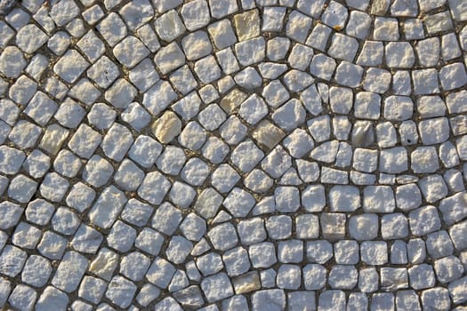 Mosaic stones on a house façade