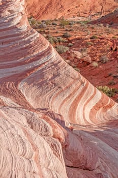 Fire Wave in the Valley of Fire