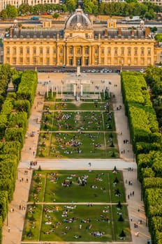 ecole militaire in the city of Paris in france