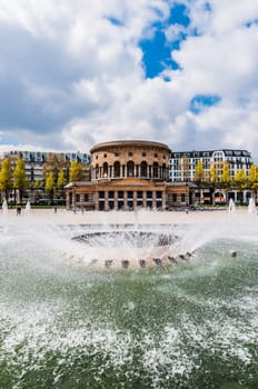 stalingrad waterfront in the city of Paris in france