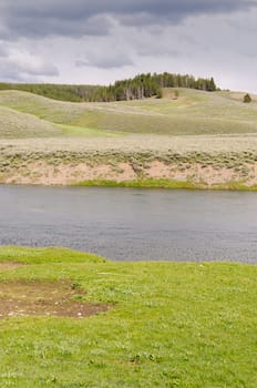River in Yellowstone National Park in Wyoming