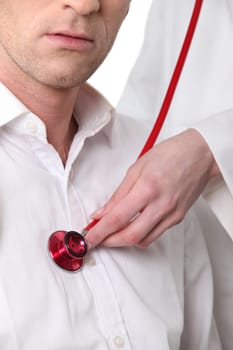 Auscultation of heart