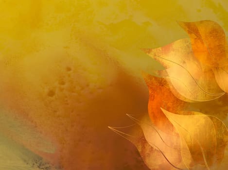 Autumn leaves Colours old
