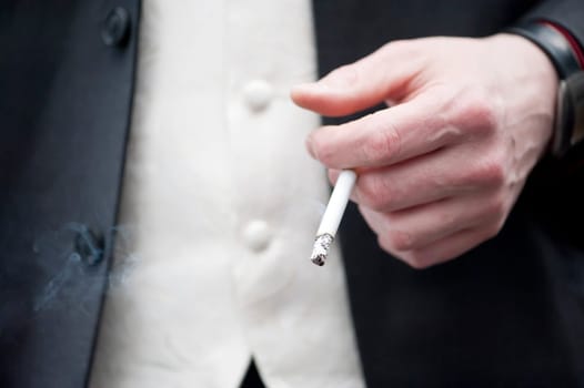 Man with cigarette