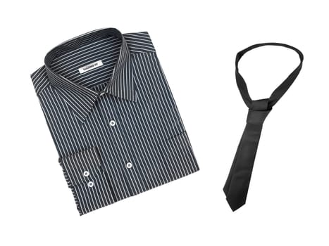 Business attire isolated against a whiute background