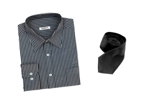 Business attire isolated against a whiute background