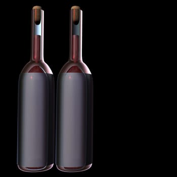 Wine bottle with nice view for adv or others purpose use