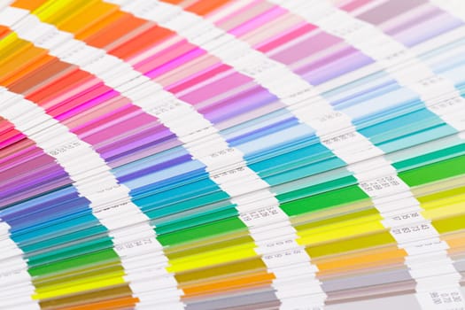 Open color guide scheme, closeup