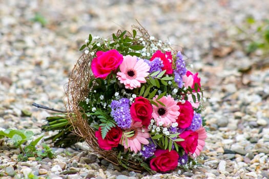 bouquet of colourful flowers
