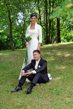 Bride and groom