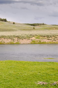River in Yellowstone National Park in Wyoming