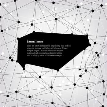 Abstract connection background, vector