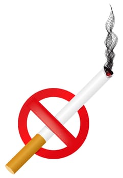 No Smoking sign.