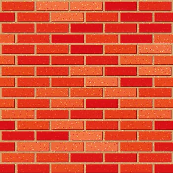 Red brick wall with noise textures.