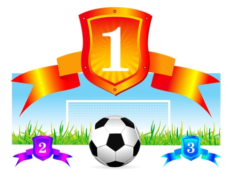 soccer shield background