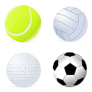 Ball set illustration