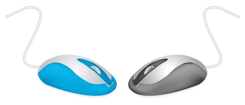 computer mouse isolated on white background
